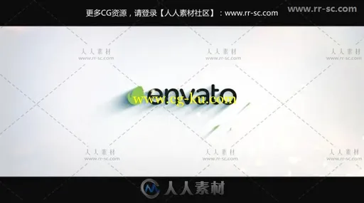 简单创意优雅企业标志展示Logo演绎AE模板的图片1