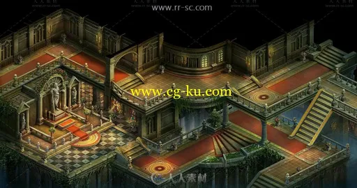 欧式写实游戏美术场景原画素材的图片6
