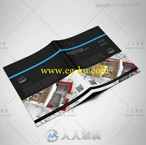 20页现代商业计划书indesign排版模板的图片3