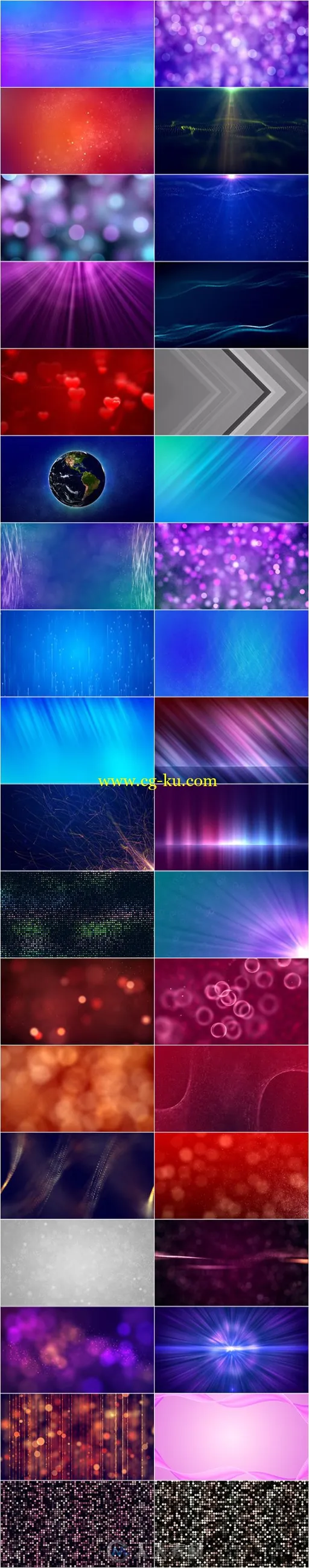 400多组美丽璀璨LED背景无限循环高清视频展示AE模板的图片2