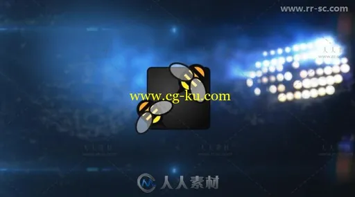 震撼体育足球特效标志展示Logo演绎AE模板的图片2