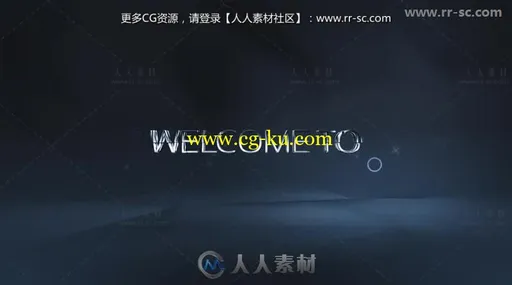 大气三维金属质感电影游戏标志展示Logo演绎AE模板的图片1