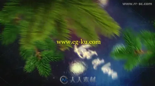 现代美丽浪漫的圣诞节问候幻灯片视频包装AE模板的图片3