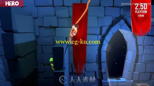 2.5D游戏平台引擎系统完整项目Unity游戏素材资源的图片1