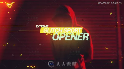 画面故障干扰体育运动竞技节目片头视频包装AE模板的图片4