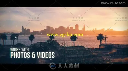 优雅梦幻电影视差幻灯片照片展示相册动画AE模板的图片4