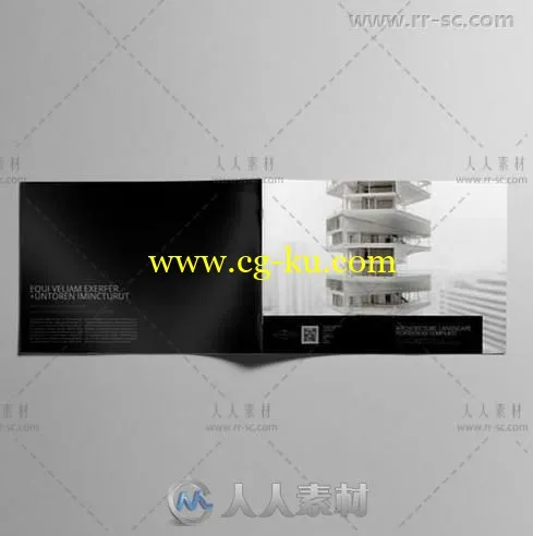 建筑风景组合小册子indesign排版模板的图片2
