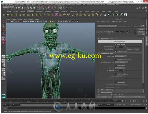 Mootools Polygon Cruncher Command Line三维模型面片优化软件V11.51版的图片1