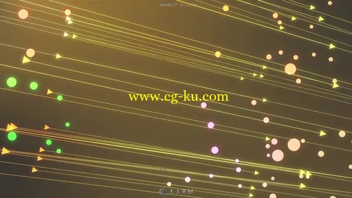 金色光线粒子绚丽背景高清视频视频的图片1