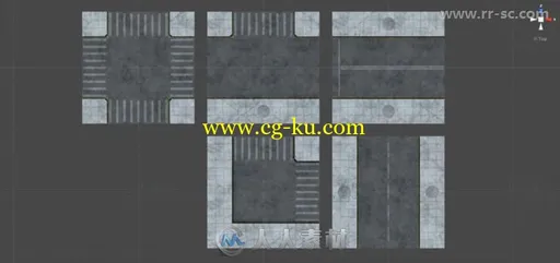 现代街头城市环境3D模型Unity游戏素材资源的图片2
