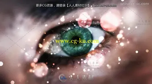 唯美粒子闪闪发光特效照片展示工具包AE模板的图片2
