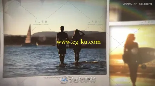 简单优雅照片展示幻灯片相册动画AE模板的图片7