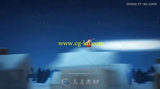 创意有趣的圣诞节卡通动画片头视频包装AE模板的图片3