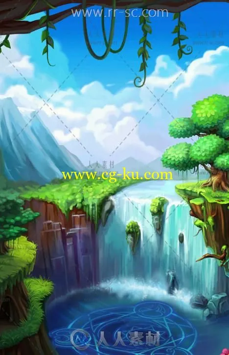 Q版动画场景手游横版游戏素材资源的图片8