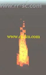 四种类型的火焰粒子系统Unity游戏素材资源的图片2