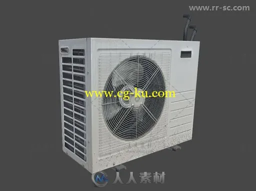 高品质低聚空调工业道具3D模型Unity游戏素材资源的图片3
