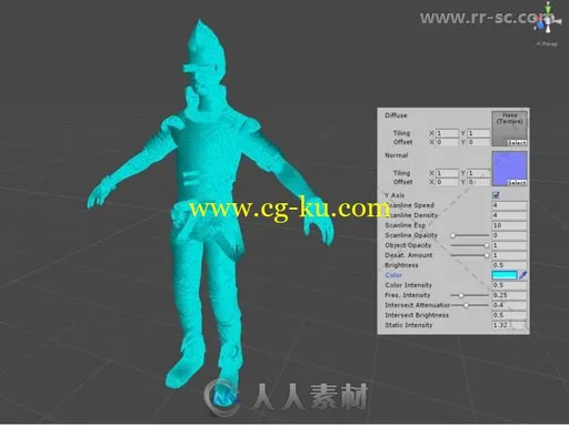 幽灵般全息图着色器Unity游戏素材资源的图片2