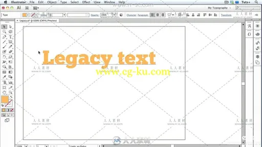 Illustator高级时尚文字制作视频教程的图片3