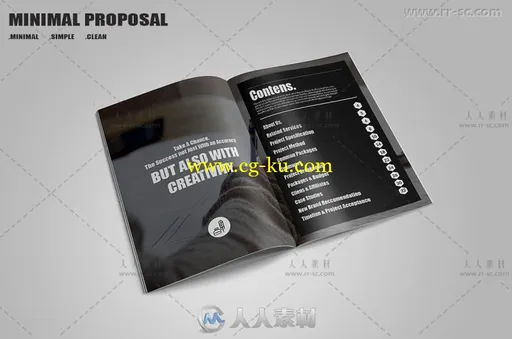 企业最小创意时尚建议书indesign排版模板的图片5