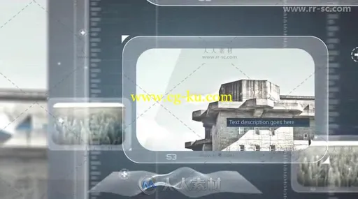 未来科技感照片展示幻灯片相册动画AE模板的图片3