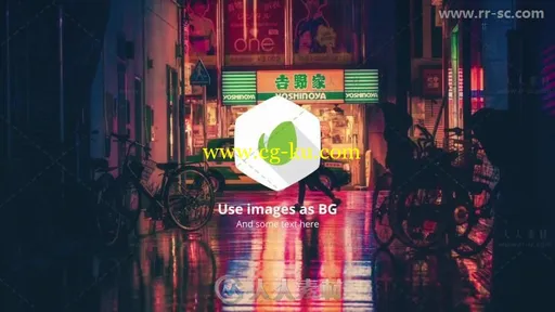 现代干净简单的动态平面标志展示Logo演绎AE模板的图片2