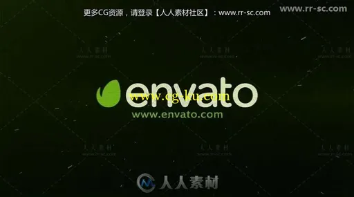像素粒子风暴展示标志Logo演绎AE模板的图片2