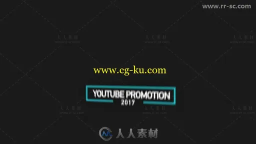 简单巨大的文字字幕标题排版动画展示AE模板的图片9