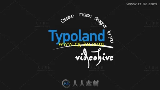 简单巨大的文字字幕标题排版动画展示AE模板的图片10