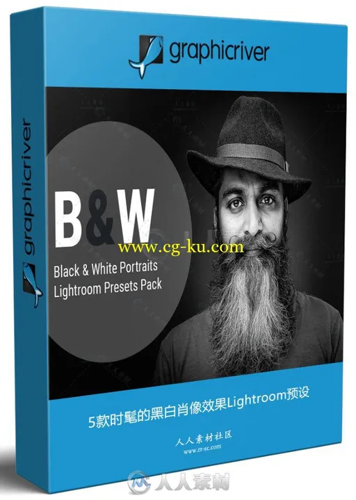 5款时髦的黑白肖像效果Lightroom预设的图片1