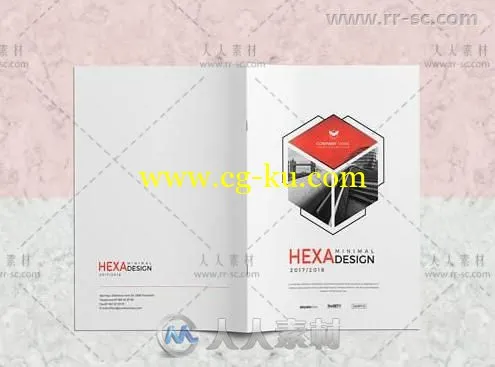 最小企业年度报告书indesign排版模板的图片3