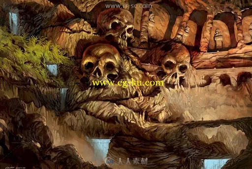 法国艺术家Anthony Wolff游戏美术场景角色原画素材的图片4