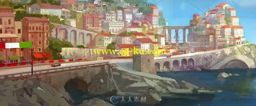 精美游戏场景地图原画参考素材的图片4