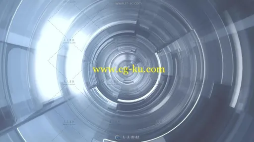 41组炫丽银色科技金融工厂设备转动背景视频素材的图片2