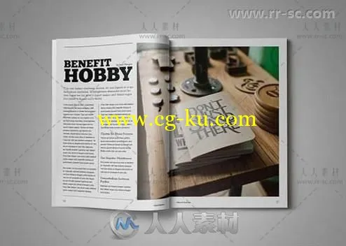 现代时尚商业杂志indesign排版模板的图片4