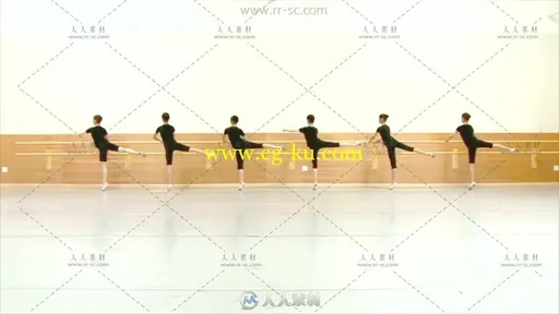 唯美柔软的舞蹈基础训练视频素材的图片3