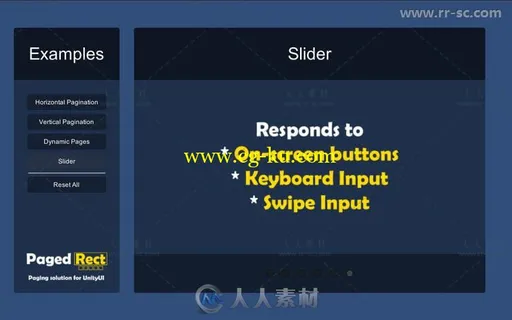 Unity UI完整分页解决方案GUI脚本Unity游戏素材资源的图片5