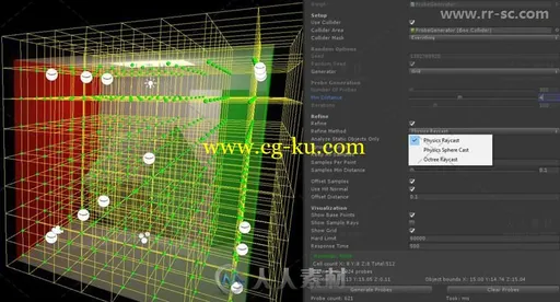 创建基于封闭体积的lightprobes工具编辑器扩充Unity游戏素材资源的图片3