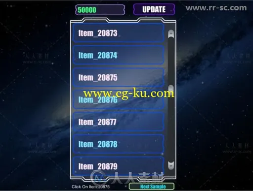 强大的游戏视图无限滚动GUI脚本Unity游戏素材资源的图片2