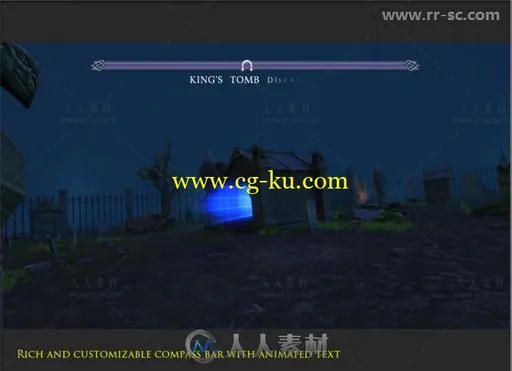 冒险世界探索指南针导航GUI脚本Unity游戏素材资源的图片3