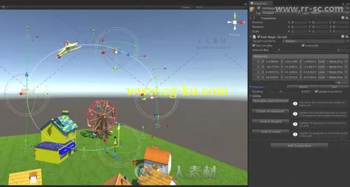 创建超级快速游戏路径动作编辑器扩充Unity游戏素材资源的图片2