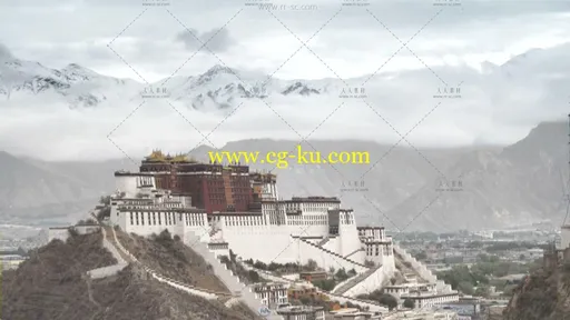 布达拉宫绝美风景高清实拍视频素材的图片1