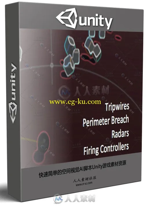 快速简单的空间视觉AI脚本Unity游戏素材资源的图片1