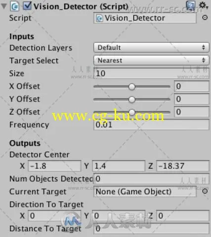快速简单的空间视觉AI脚本Unity游戏素材资源的图片2