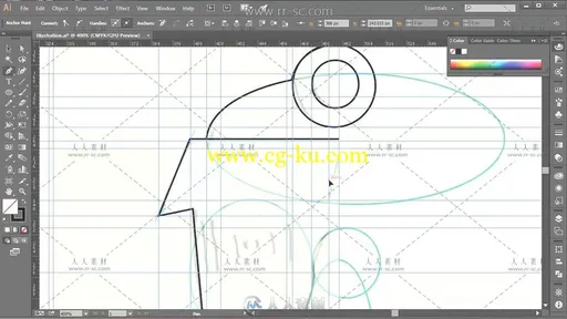 Illustration利用几何体创建艺术品视频教程的图片2