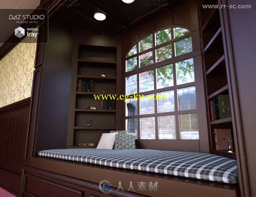 简单舒适的房屋小壁龛场景环境3D模型合辑的图片3