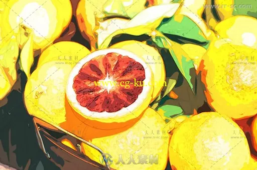 素描绘画色彩艺术特效PS动作的图片2
