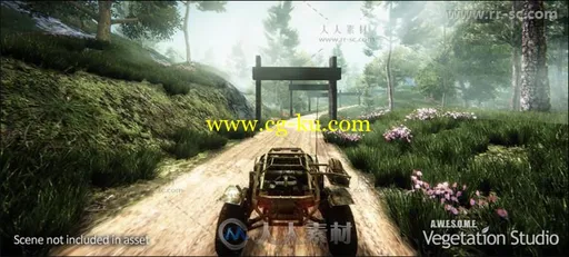 植被布置和渲染系统地形编辑器扩充Unity游戏素材资源的图片3