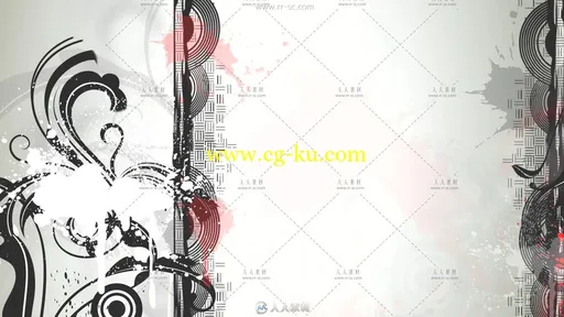 精致花纹蔓延生长动态背景视频素材的图片3