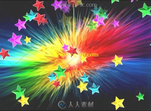 晚会演出炫丽LED大屏幕舞台背景视频素材的图片2