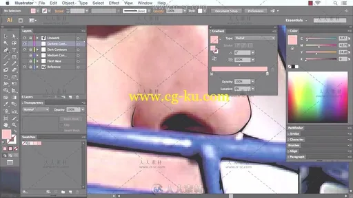 lllustrator体育插画设计视频教程的图片4
